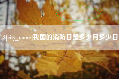 云浮我国的消防日是多少月多少日