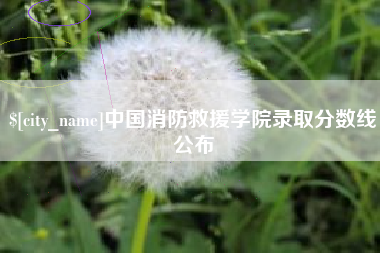 云浮中国消防救援学院录取分数线公布