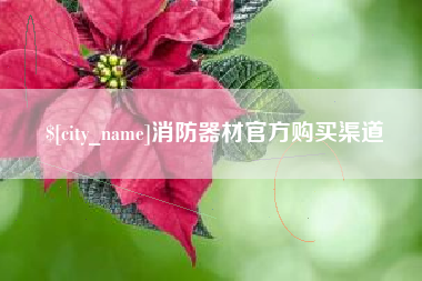 云浮消防器材官方购买渠道