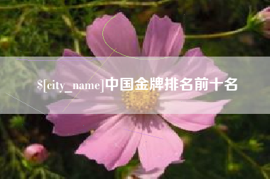 云浮中国金牌排名前十名