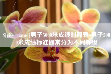 云浮男子5000米成绩对照表-男子5000米成绩标准通常分为不同等级