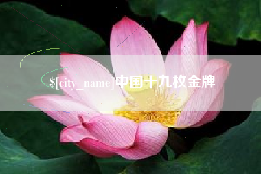 云浮中国十九枚金牌