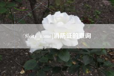云浮消防证的查询