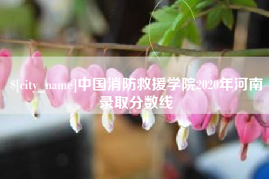 云浮中国消防救援学院2020年河南录取分数线