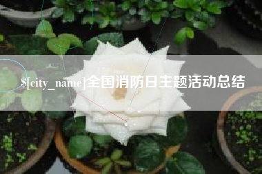 云浮全国消防日主题活动总结