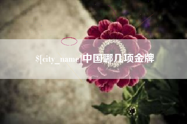 云浮中国哪几项金牌
