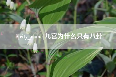 云浮九宫为什么只有八卦
