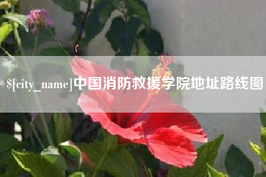云浮中国消防救援学院地址路线图