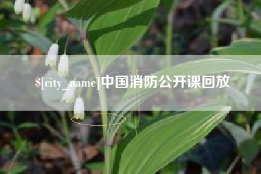 云浮中国消防公开课回放