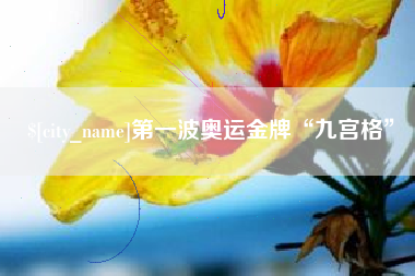 云浮第一波奥运金牌“九宫格”