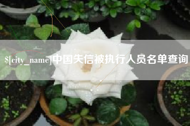 云浮中国失信被执行人员名单查询