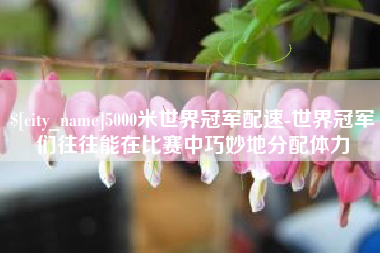 云浮5000米世界冠军配速-世界冠军们往往能在比赛中巧妙地分配体力