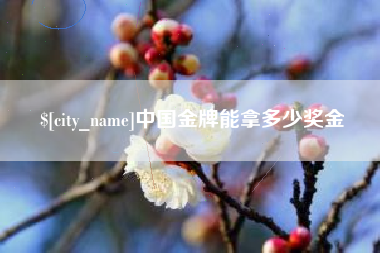 云浮中国金牌能拿多少奖金