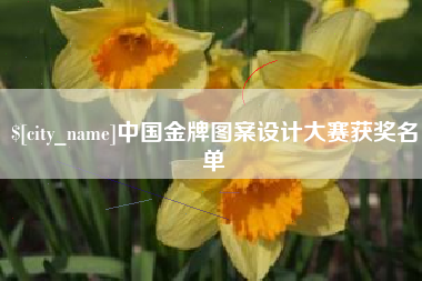 云浮中国金牌图案设计大赛获奖名单