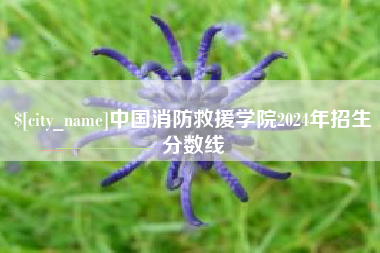 云浮中国消防救援学院2024年招生分数线