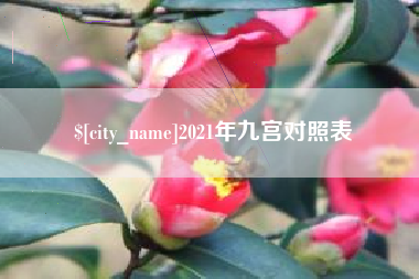 云浮2021年九宫对照表
