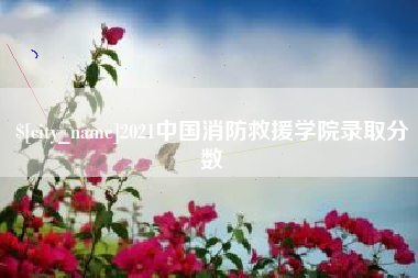 云浮2021中国消防救援学院录取分数