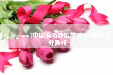 云浮中国消防救援学院2021年招生分数线